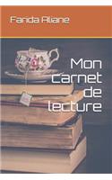 Mon carnet de lecture