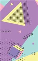 Internet Password Organizer: Discrete Internet Password Log Keeper: Retro Colorful Art Pattern