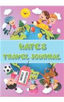 Kate's Travel Journal: Personalised Awesome Activities Book for USA Adventures