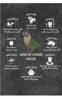 What My Conure Can Do Notebook Journal