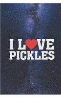 I Heart Love Pickles - Foody Food Lover Funny Journal