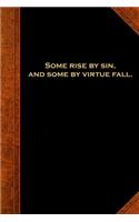 2020 Weekly Planner Shakespeare Quote Some Rise By Sin 134 Pages: 2020 Planners Calendars Organizers Datebooks Appointment Books Agendas