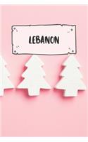 Lebanon: Ruled Travel Diary Notebook or Journey Journal - Lined Trip Pocketbook for Men and Women with Lines