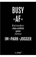 Kalender 2020 für Im-Park-Jogger