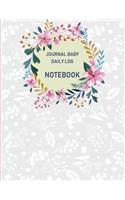 Journal baby daily log notebook: Baby's Eat, Sleep & Poop Journal, Log Book, Baby's Daily Log Book, Breastfeeding Journal, Baby Newborn Diapers, Childcare Report Book, Meal Recorder