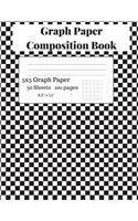 Graph Paper Composition Book: Graph Paper Composition Notebook, Grid Book, Engineering Paper, Squared Paper, 5x5 Graph Paper, Big Graph Paper-8.5 x 11, 50 Sheets (Checker Theme G