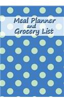 meal planner and grocery list: Meal planner and grocery list: size 7x10 inch 100 pages weekly meal planner, Week Menu Planner with Grocery List, Organizer, Booklet, Meal Planning 