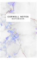 Cornell Notes Notebook: Pink Purple Marble 150 Page Cornell Notes Style Composition Journal