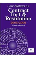 Core Statutes on Contract, Tort and Restitution