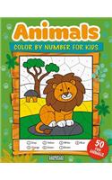 Animals Color By Number For Kids