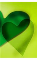 Three Hearts Beating As One Notebook: Size 6" x 9" - Interior has 150 lined pages - glossy softcover