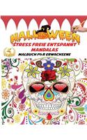 Halloween Stress Freie Entspannt Malbuch FÃ¼r Erwachsene: Viel SpaÃ? Malbuch FÃ¤rben Gotisch Zeichnungen - Halloween Fantasie Kreaturen Und Entspannenden Schrecken; Die Schrecken Der Nacht: Szenen in Einer WirbelsÃ¤ule Chillen Spirale Von: 42 Manda