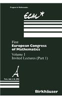 First European Congress of Mathematics