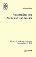 Aus Dem Erbe Von Antike Und Christentum