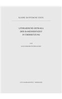Literarische Ostraka Der Ramessidenzeit in Ubersetzung