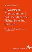 Bewusstsein, Anschauung Und Das Unendliche Bei Fichte, Schelling Und Hegel: Uber Den Unbedingten Grundsatz Der Erkenntnis