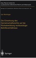 Die Einwirkung des Gemeinschaftsrechts auf die Rückabwicklung rechtswidriger Beihilfeverhältnisse
