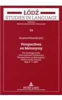 Perspectives on Metonymy