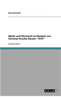Macht Und Ohnmacht Am Beispiel Von Christian Krachts Roman 1979