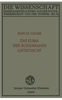 Das Klima Der Bodennahen Luftschicht