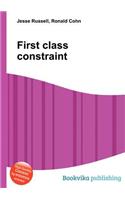 First Class Constraint: (English)