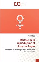 Maîtrise de la reproduction et biotechnologies