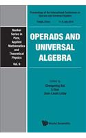 Operads And Universal Algebra - Proceedings Of The International Conference
