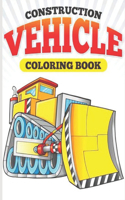 Construction Vehicle Coloring Book