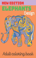 NEW Collection ELEPHANT design coloring book