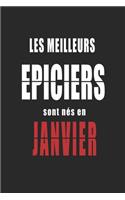 Les Meilleurs Epiciers sont nés en Janvier carnet de notes