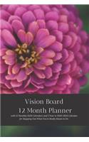 Vision Board 12 Month Planner, 12 Month 2020 Calendar, 5 Year 2020-2024 Calendar for Mapping Out What You're Really Meant to Do Create Simple Abundance Through Radical Transformation & Get Out of Your Own Way U