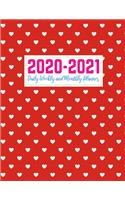 2020-2021 Daily Weekly and Monthly Planner