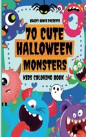 Cute Halloween Monster Coloring Book