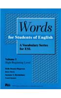 Words for Students of English, Vol. 1