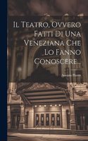 Teatro, Ovvero Fatti Di Una Veneziana Che Lo Fanno Conoscere...
