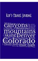 Kid's Travel Journal