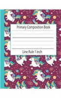 Primary Composition Book Line Rule 1 inch