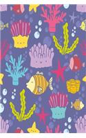 Purple seabed notebook