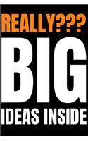 Entrepreneur's Notebook Really Big Ideas Inside