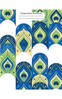 Composition Notebook Peacock Design Vol 5: College-ruled lined paper for notes, ideas, classes, and more!