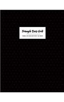 Triangle Dots Grid Graph Paper 1cm Tridots