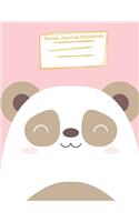 Panda Journal Notebook