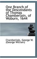 One Branch of the Descendants of Thomas Chamberlain, of Woburn, 1644