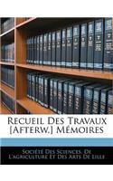 Recueil Des Travaux [Afterw.] Mémoires