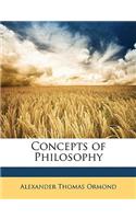 Concepts of Philosophy