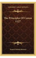 Principles of Canon 1127