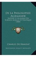 De La Philosophie Allemande