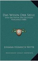 Das Wesen Der Seele