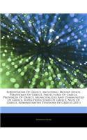 Articles on Subdivisions of Greece, Including: Mount Athos, Peripheries of Greece, Prefectures of Greece, Provinces of Greece, Municipalities and Comm