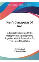 Kant's Conception Of God